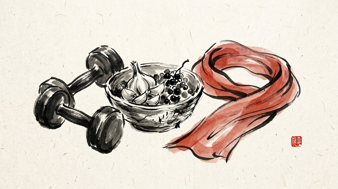 면역력 높이는 방법 4가지, 스트레스·체온·음식·운동 총정리 삽화